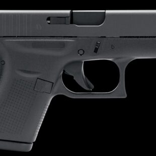 GLOCK 42 Semi-Auto Pistol - .380 ACP - Black nDLC - Black Polymer Grip/Frame